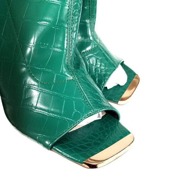 Fashion Nova Green Over the Knee Boots - Picture 5 of 8